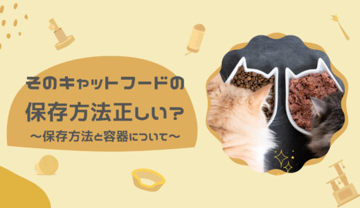 1日でも長く鮮度をキープ！キャットフード鮮度維持の保存方法と注意すべきポイント